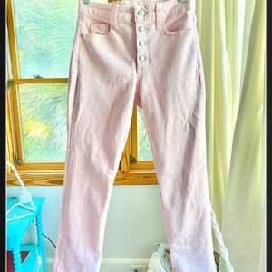 UNIVERSAL THREAD super cute light pink slim strait leg jeans 24